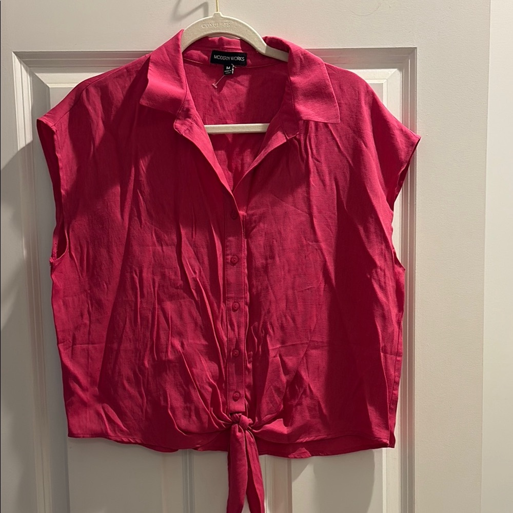 Pink Button Down Shirt
